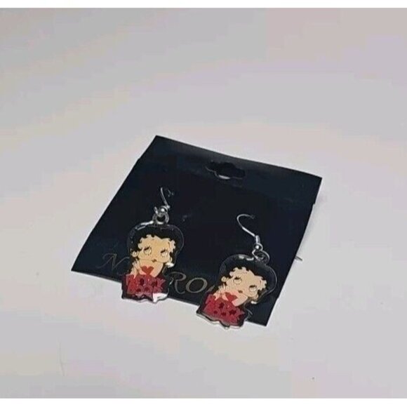 Betty Boop Earings And Key Chain Bundle - Picture 3 of 4